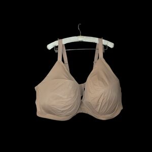 NWOT soft cup removable pads bra 6X 52-54 DD